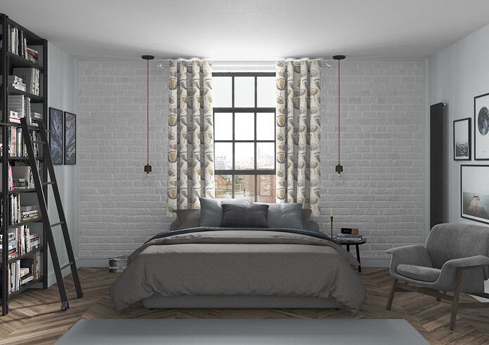 Helix, Gold - Made to Measure Curtains - Image 5